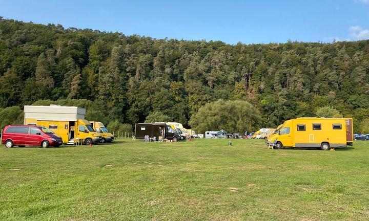 Zur Fuldaschleife am Campingplatz